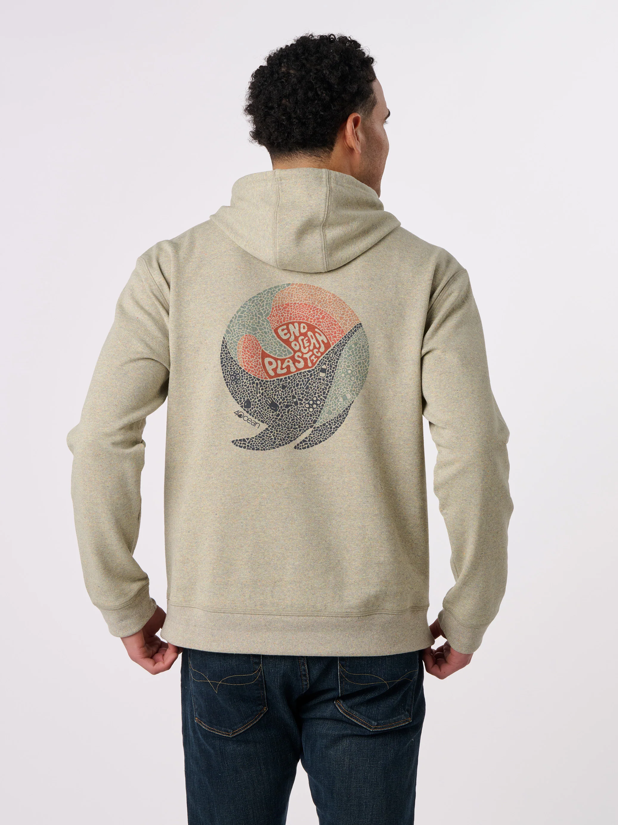 Whale Microplastic Unisex Pullover Hoodie - Image 4