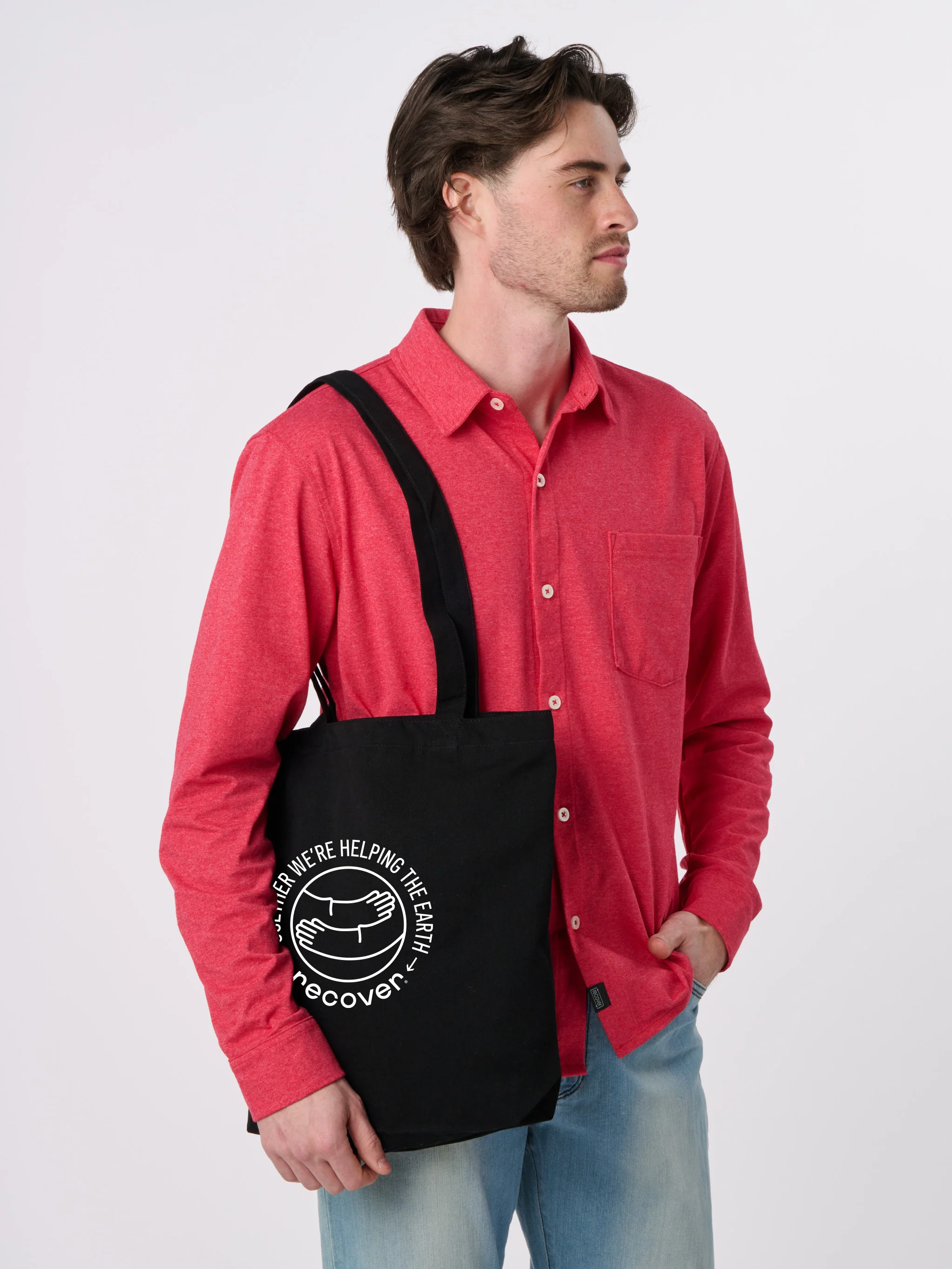 RC9501 - Brand Badge Tote Bag - Image 3