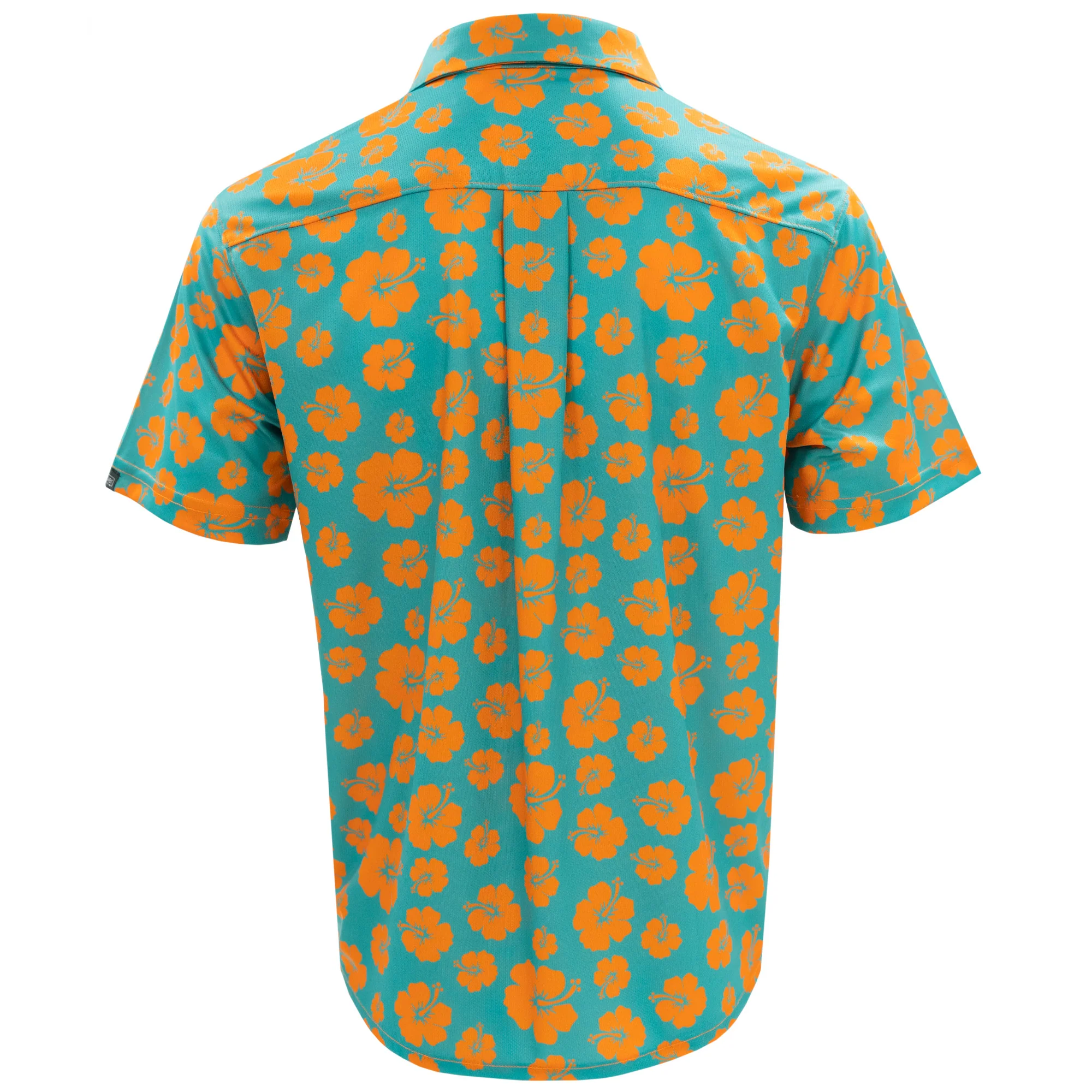SE6000 - Sport Elite Hawaiian Flowers Button Down - Image 6