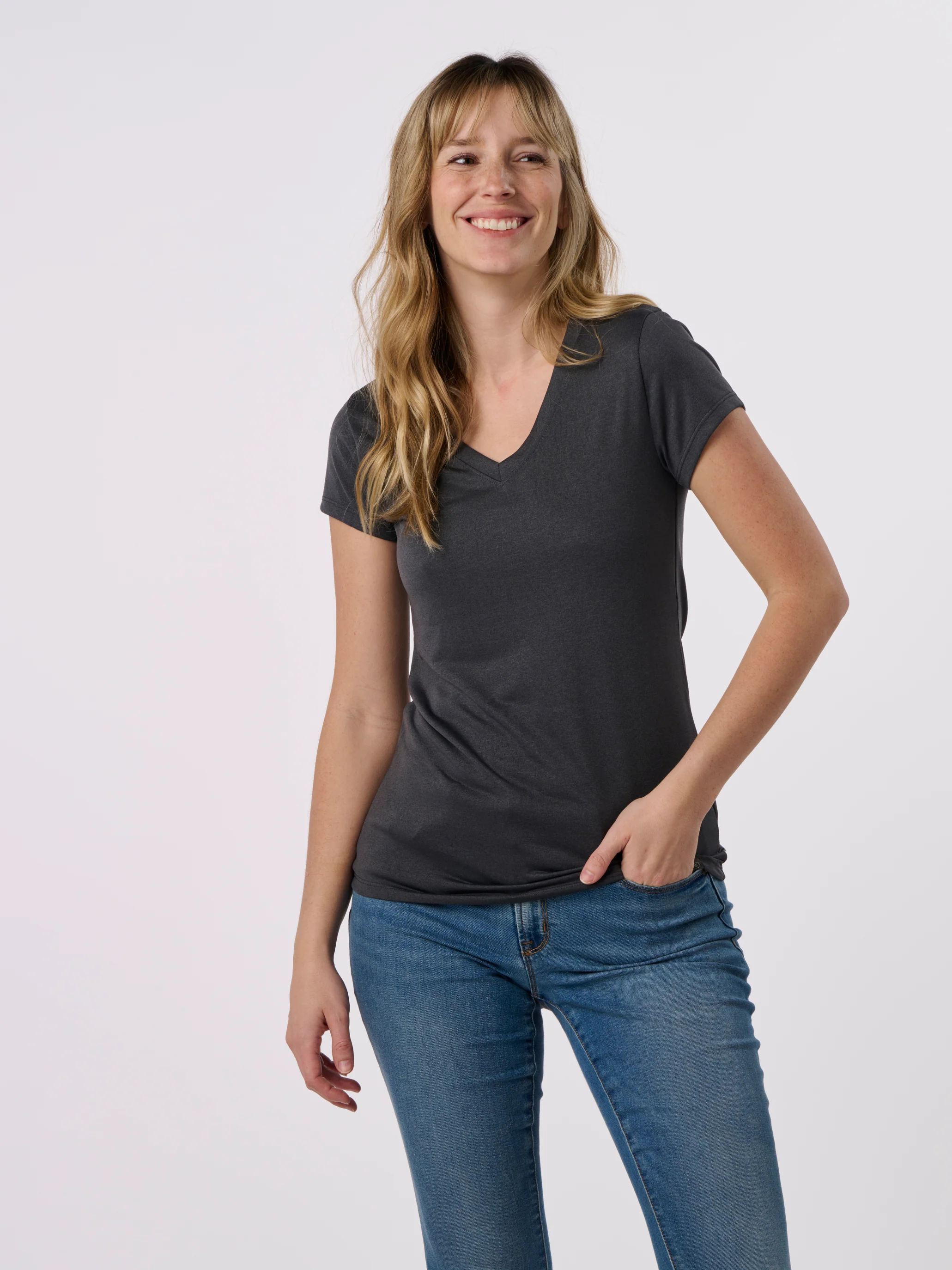 RD2200V - Women's Sport V-Neck T-Shirt - Image 5